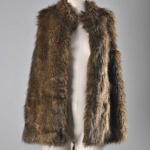 faux fur  vest